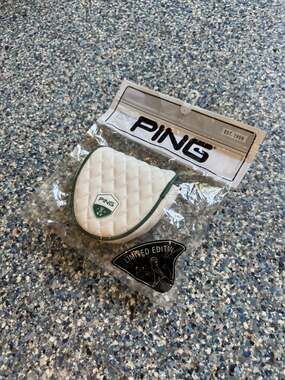 PING Heritage Limited Edition Mallet Putter Cover - White/Green